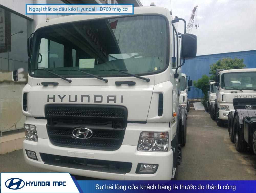 Xe đầu kéo Hyundai HD700 ga cơ máy cơ Hàn Quốc
